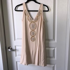 NWT Lily Pulitzer gold summer dress